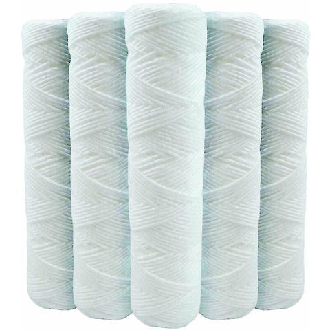 Darrahopens Tools > Industrial Tools > Water Filtration Accessories Anti-Sediment Water Filter Cartridges Set of 5, 10 Inch 254 mm 5 Microns, Compatible with 10 Inch Filters