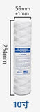 Darrahopens Tools > Industrial Tools > Water Filtration Accessories Anti-Sediment Water Filter Cartridges Set of 5, 10 Inch 254 mm 5 Microns, Compatible with 10 Inch Filters