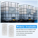 Darrahopens Tools > Industrial Tools > Water Filtration Accessories IBC Filter Nylon 105mm 2pcs Washable Rainwater Tank Replacement Filter with Lid Fitting