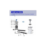 Darrahopens Tools > Industrial Tools > Water Filtration Accessories Intex Filter Pump Valve Replacement 10460 Air Release Valve with O-Ring Compatible with Intex Models 2811CA 2811EH 28121EH 10264