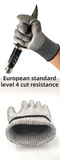 Darrahopens Tools > Industrial Tools > Work Safety Protective Equipment 2-Pair Grey Level 5 Cut Resistant Work Glove - Anti-Abrasion & Anti-Puncture Protective Gloves (M Size)