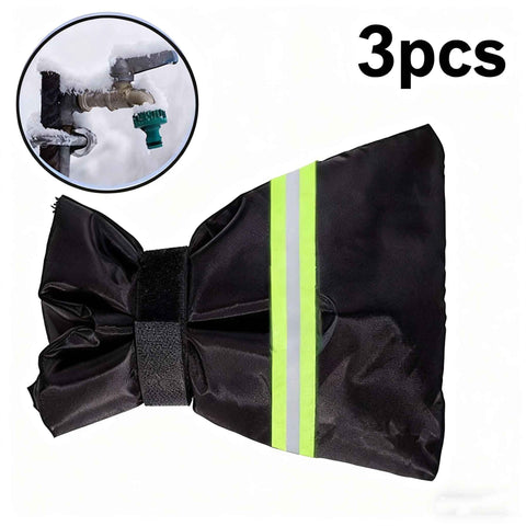 Darrahopens Tools > Industrial Tools > Work Safety Protective Equipment 3pcs Thickened Anti-Freeze Outdoor Faucet Socks - Reusable Hose Bib Covers with Reflective Strips for Winter Freeze Protection（15*18cm)