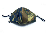Darrahopens Tools > Industrial Tools > Work Safety Protective Equipment Adult Face Mask Camouflage Reusable Adjustable w Breathing Valve 3Ply