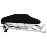 Darrahopens Tools > Industrial Tools > Work Safety Protective Equipment Black Heavy Duty Waterproof Tarp Covers with Storage Bag, Fits V-Hull, Fish&Ski, Pro-Style, Fishing, Runabout, Bass Boats, 20-22FT(700cm*320cm)