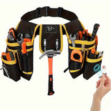 Darrahopens Tools > Industrial Tools > Work Safety Protective Equipment Black Yellow tool belt, industrial tools, work safety equipment, multiple pockets, durable tool belt, Australia