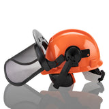 Darrahopens Tools > Industrial Tools > Work Safety Protective Equipment Chainsaw Brushcutter Hard Hat Safety Helmet Face Shield With Visor & Ear Muffs For Landscaping Gardening Lawn Mowing Edge Trimming CE Approved