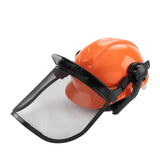 Darrahopens Tools > Industrial Tools > Work Safety Protective Equipment Chainsaw Brushcutter Hard Hat Safety Helmet Face Shield With Visor & Ear Muffs For Landscaping Gardening Lawn Mowing Edge Trimming CE Approved