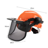 Darrahopens Tools > Industrial Tools > Work Safety Protective Equipment Chainsaw Brushcutter Hard Hat Safety Helmet Face Shield With Visor & Ear Muffs For Landscaping Gardening Lawn Mowing Edge Trimming CE Approved