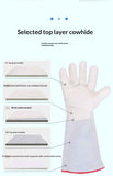 Darrahopens Tools > Industrial Tools > Work Safety Protective Equipment Cryogenic Gloves 40cm Long Mid-arm LN2 Protective Gloves for Liquid Nitrogen/Dry Ice/Cold Storage
