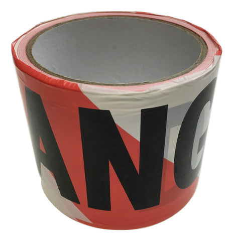 Darrahopens Tools > Industrial Tools > Work Safety Protective Equipment DANGER TAPE Red White Safety Warning Barricade Barrier Strip Non-Stick 20m