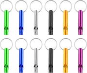 Darrahopens Tools > Industrial Tools > Work Safety Protective Equipment Metal Emergency Whistles - Set of 12 - Referee Whistles for Sports, School & Outdoors