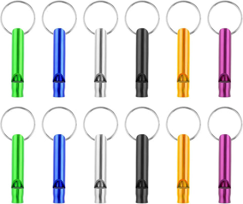 Darrahopens Tools > Industrial Tools > Work Safety Protective Equipment Metal Emergency Whistles - Set of 12 - Referee Whistles for Sports, School & Outdoors