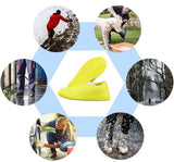 Darrahopens Tools > Industrial Tools > Work Safety Protective Equipment Overshoes - 1 Pair - Waterproof Silicone Overshoes - Reusable, Non-slip, Suitable for Outdoor Activities (Yellow - Size L)