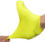 Darrahopens Tools > Industrial Tools > Work Safety Protective Equipment Overshoes - 1 Pair - Waterproof Silicone Overshoes - Reusable, Non-slip, Suitable for Outdoor Activities (Yellow - Size L)