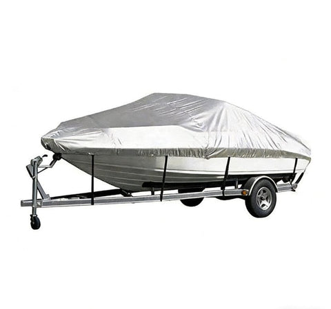 Darrahopens Tools > Industrial Tools > Work Safety Protective Equipment Sliver Heavy-Duty V-Hull Shield for 17 to 19 FT Yachts - All-Weather Water / Dust / UV Resistant 190T Silver Coated  Marine Protector