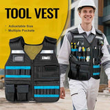 Darrahopens Tools > Industrial Tools > Work Safety Protective Equipment tool vest, multi pocket vest, industrial tool vest, work safety vest, tool storage vest, breathable work vest, australia tool vest, construction tool vest