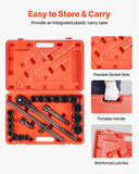 Darrahopens Tools > Industrial Tools > Work Safety Protective Equipment VEVOR 3/4 in Drive Impact Socket Set, 21 Pieces SAE 3/4 in to 2 in, 6 Point Cr-V Alloy Steel for Auto Repair, Easy-to-Read Size Markings, Includes Extension Bars, Ratchet Handle and Storage Case
