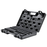 Darrahopens Tools > Industrial Tools > Work Safety Protective Equipment VEVOR 3/8" Drive Impact Socket Set, 48 Piece Socket Set SAE （5/16" -3/4"） & Metric （8-22mm）6 Point Cr-V Drive Extension Bar Universal Joint & Power Drill Adapter Includes Storage Case