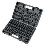 Darrahopens Tools > Industrial Tools > Work Safety Protective Equipment VEVOR 3/8" Drive Impact Socket Set, 48 Piece Socket Set SAE （5/16" -3/4"） & Metric （8-22mm）6 Point Cr-V Drive Extension Bar Universal Joint & Power Drill Adapter Includes Storage Case