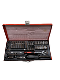 Darrahopens Tools > Other Tools 37 Piece Ratchet Socket Wrench Set Screwdriver Bits Extension Hex Chrome Vanadium