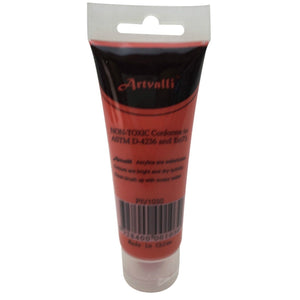 Darrahopens Tools > Other Tools ARTISTS ACRYLIC PAINT Craft 75ml Tube Non Toxic Paints Water Based - Brilliant Red