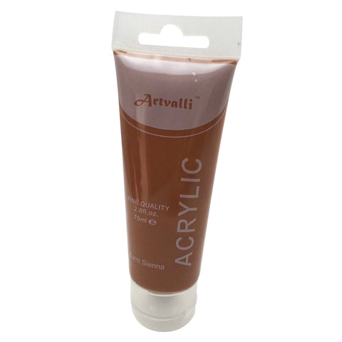 Darrahopens Tools > Other Tools ARTISTS ACRYLIC PAINT Craft 75ml Tube Non Toxic Paints Water Based - Burnt Sienna