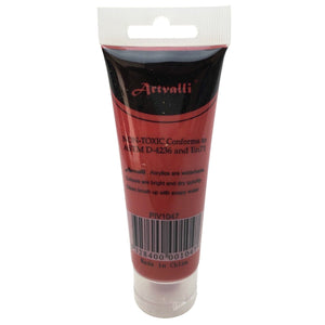 Darrahopens Tools > Other Tools ARTISTS ACRYLIC PAINT Craft 75ml Tube Non Toxic Paints Water Based - Carmine Red