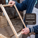 Darrahopens Tools > Other Tools Beekeeping Kit - Wiring Board + 500g Wire + Crimper + 1000 Bee Frame Eyelets