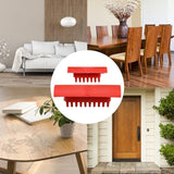 Darrahopens Tools > Other Tools > Caulking Tools 4 Pieces Wood Graining Tool, Wood Effect Grain For Decoration - Red，Rubber Wood Graining Tool Wood Effect Grain For