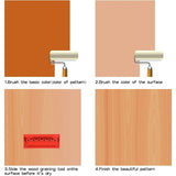 Darrahopens Tools > Other Tools > Caulking Tools 4 Pieces Wood Graining Tool, Wood Effect Grain For Decoration - Red，Rubber Wood Graining Tool Wood Effect Grain For