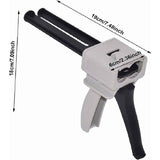 Darrahopens Tools > Other Tools > Caulking Tools 50Ml Epoxy Dispenser Gun, Ab Epoxy Glue Gun Handle Applicator For Mixing Glue, 1:1 And 2:1 Ratios (Gun)