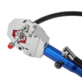 Darrahopens Tools > Other Tools > Caulking Tools VEVOR Hydraulic Hose Crimper, Hydra-Krimp AC Hose Crimper Kit with 7 Dies Snap-On, Integral Manual Hydraulic A/C Hoses Crimping Tool for Automotive & Air Conditioning Repair - with Carrying Case