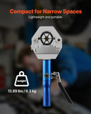 Darrahopens Tools > Other Tools > Caulking Tools VEVOR Hydraulic Hose Crimper, Hydra-Krimp AC Hose Crimper Kit with 7 Dies Snap-On, Integral Manual Hydraulic A/C Hoses Crimping Tool for Automotive & Air Conditioning Repair - with Carrying Case