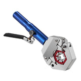 Darrahopens Tools > Other Tools > Caulking Tools VEVOR Hydraulic Hose Crimper, Hydra-Krimp AC Hose Crimper Kit with 7 Dies Snap-On, Integral Manual Hydraulic A/C Hoses Crimping Tool for Automotive & Air Conditioning Repair - with Carrying Case