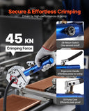 Darrahopens Tools > Other Tools > Caulking Tools VEVOR Hydraulic Hose Crimper, Hydra-Krimp AC Hose Crimper Kit with 7 Dies Snap-On, Integral Manual Hydraulic A/C Hoses Crimping Tool for Automotive & Air Conditioning Repair - with Carrying Case