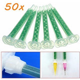 Darrahopens Tools > Other Tools > Caulking Tools Werse 50 pcs F6-16 Green Ab Glue Mixing Tube Static Mouth Section 16 Nozzles