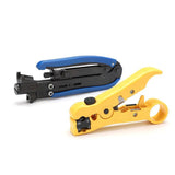 Darrahopens Tools > Other Tools > Cutters 2pcs Coaxial Cable Crimper and Wire Stripper Tool Kit for RG6 RG59 RG11 F Type