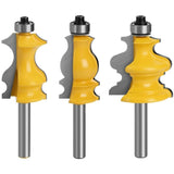 Darrahopens Tools > Other Tools > Cutters 3 pcs 8Mm ROuter Bits, ROuter Bits, Woodworking Tools, Engraving Machines, Cutting Machine Tools, For Cutting Wood (8Mm)