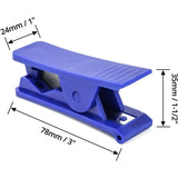 Darrahopens Tools > Other Tools > Cutters 4 pcs Pipe Cutter, Economical Plastic Rubber Tube Cutter For Silicone Pvc Pu Nylon Tubing, Up To 12Mm Od, Blue