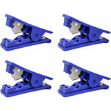 Darrahopens Tools > Other Tools > Cutters 4 pcs Pipe Cutter, Economical Plastic Rubber Tube Cutter For Silicone Pvc Pu Nylon Tubing, Up To 12Mm Od, Blue