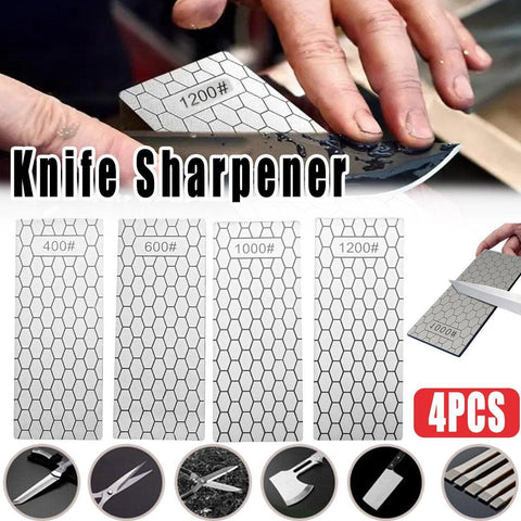 Darrahopens Tools > Other Tools > Cutters 4pcs Diamond Knife Sharpener Sharpening Stone Honeycomb Grind Sharpener Kit