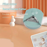 Darrahopens Tools > Other Tools > Cutters 4Pcs Paper Corner Rounder - R4 Corner Cutter Punch Tool, Laminated Cards, Cardstock, Scrapbooking,Photo Card Making, Paper Cutting DIY Crafts Puncher for Office, School（green）