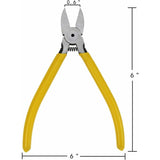 Darrahopens Tools > Other Tools > Cutters 6'' Diagonal Cutting Pliers, Professional Wire Cutter With High Strength Chrome Vanadium Alloy Steel Cutting Edge