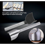 Darrahopens Tools > Other Tools > Cutters 7 pcs Half ROund Diy Leather Craft Tools Arc Shape Belt End Cutter Leather Strap Semicircle Punch Tools (10-40Mm)