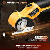 Darrahopens Tools > Other Tools > Cutters Cordless Electric Fabric Cutter with USB Rechargeable