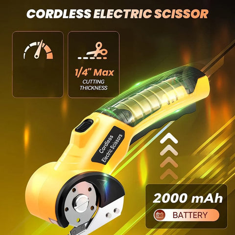Darrahopens Tools > Other Tools > Cutters Cordless Electric Fabric Cutter with USB Rechargeable