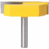 Darrahopens Tools > Other Tools > Cutters Edge Router, 8mm, 8x57mm Bottom Cleaning, T-Slot, Yellow Blade, Compatible with DE