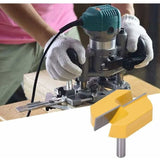 Darrahopens Tools > Other Tools > Cutters Edge Router, 8mm, 8x57mm Bottom Cleaning, T-Slot, Yellow Blade, Compatible with DE