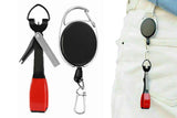 Darrahopens Tools > Other Tools > Cutters Fishing Knot Tying Tool Fast Line Clippers Tie Tippet Cutter Nipper - Red and Black