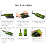 Darrahopens Tools > Other Tools > Cutters Glass Bottle Cutter Tool for Round and Square Bottles DIY Cutting Kit